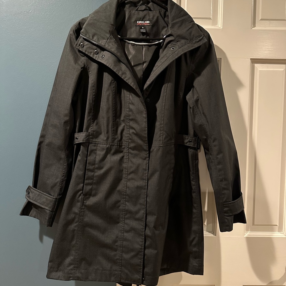 Kirkland Signature Water Resistant Trench Coat